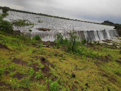 After decades, God filled the dam | दशकानंतर देवभाने धरण भरले