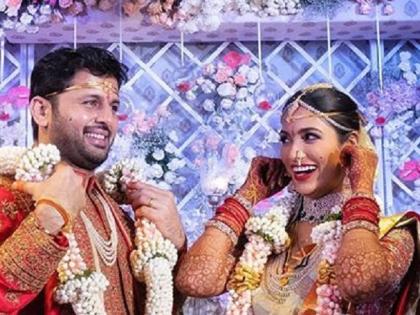 In Pics: Telugu actor Nithiin gets married to longtime girlfriend Shalini in Hyderabad