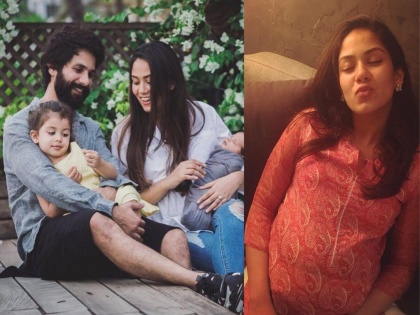 Shahid Kapoor's wife Meera Rajput pregnant again ?, photo of baby bump floating goes viral | शाहिद कपूरची पत्नी मीरा राजपूत पुन्हा प्रेग्नेंट?, बेबी बंप फ्लॉन्ट करतानाचा फोटो होतोय व्हायरल