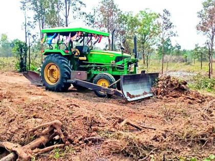 Oops! Hundreds of trees felled for planting | अरेरे ! वृक्षारोपण करण्यासाठी केली शेकडो झाडांची कत्तल