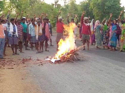 Naxal-band refused by villagers in Gadchiroli district | नक्षल बंदला झुगारून गडचिरोलीत नागरिकांनी उभारले स्मारक