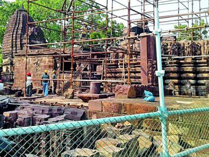 Restoration of the temple of Markandeshwar | मार्कंडेश्वर मंदिराचा जीर्णोद्धार सुरू