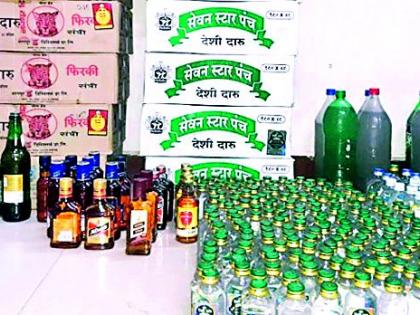 1.11 lakhs of liquor was caught | १.११ लाखांची दारू पकडली