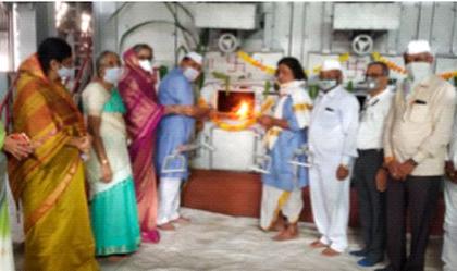 Boiler lighting of ‘Satpudya’ | ‘सातपुड्या’चे बॉयलर अग्निप्रदीपन