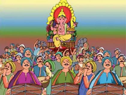 Scenes, processions split this year | देखावे, मिरवणुकांना यंदा फाटा Scenes, processions split this year | देखावे, मिरवणुकांना यंदा फाटा