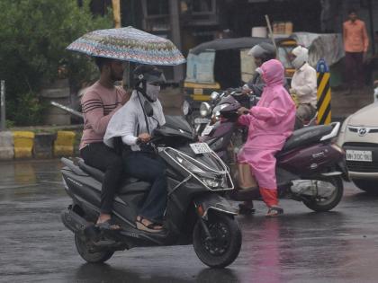 Moderate to heavy rain forecast again for five days; The mercury fell by 6.9 degrees | पुन्हा पाच दिवस मध्यम ते मुसळधारचा अंदाज; पारा ६.९ अंशाने घसरला