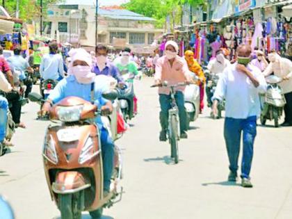 Yavatmal market opened after 50 days | यवतमाळची बाजारपेठ तब्बल ५० दिवसानंतर उघडली Yavatmal market opened after 50 days | यवतमाळची बाजारपेठ तब्बल ५० दिवसानंतर उघडली