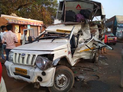 One killed, six injured in road accident | आवाशी येथील अपघातात एकजण ठार, सहा जखमी