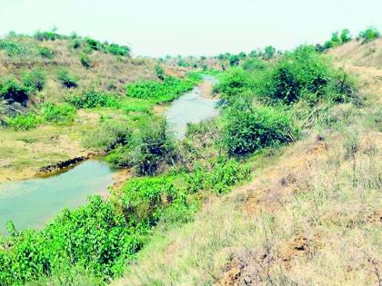 उजव्या कालव्याच्या अनेक भागात अस्तरीकरण करण्यातच आले नाही उजव्या कालव्याच्या अनेक भागात अस्तरीकरण करण्यातच आले नाही