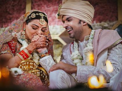 SEE PICS! Check out viral pics of Kajal Aggarwal-Gautam Kitchlu wedding