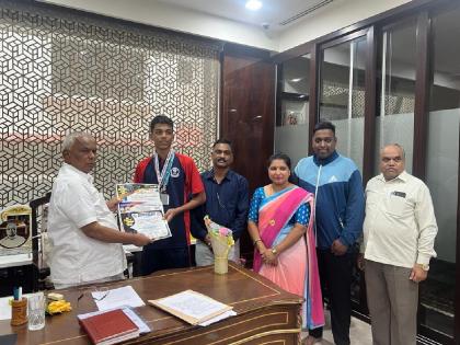 Selection of Partha Patil for World Thai Boxing Championship | वर्ल्ड थाई बॉक्सिंग चॅम्पियनशिप स्पर्धेसाठी पार्थ पाटीलची निवड