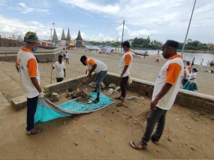 youth of Sangli, Kolhapur cleaned Pandharpur in just three hours | सांगली, कोल्हापूरच्या तरुणांची पंढरपुरात स्वच्छता वारी, तीन तासांत पंढरी चकाचक