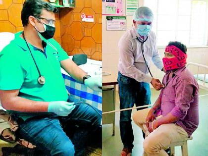 Two young doctors clash in Corona crisis | कोरोनाच्या संकटात दोन युवा डॉक्टरांची रुग्णसेवेसाठी धडपड Two young doctors clash in Corona crisis | कोरोनाच्या संकटात दोन युवा डॉक्टरांची रुग्णसेवेसाठी धडपड