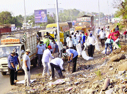 The 189-km-long compound area is Pachakak | १८९ किलोमीटरचा परिसर चकाचक