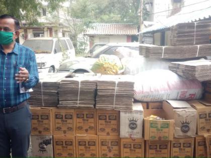 The fake liquor den started in the mill area was demolished | मिल परिसरातील सुरु असलेला बनावट दारूचा अड्डा उद्धवस्त The fake liquor den started in the mill area was demolished | मिल परिसरातील सुरु असलेला बनावट दारूचा अड्डा उद्धवस्त