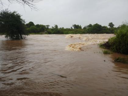 Ozarkhed, Waghad Dam overflow | ओझरखेड, वाघाड धरण ओव्हरफ्लो