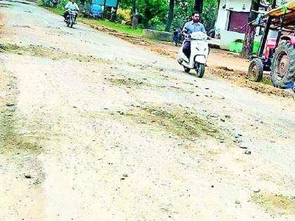 Within two days the roads were paved - free | दोन दिवसात रस्ते झाले खड्डे मुक्त