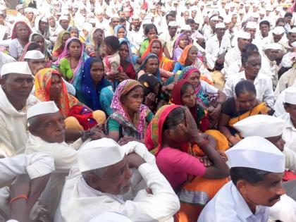  A rally in the farmer's meeting at Peth | किसान सभेचा पेठ येथे मेळावा