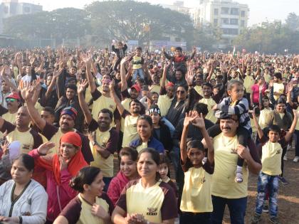 Thousands of Nashik Road run by social awareness | सामाजिक जाणिवेतून धावले हजारो नाशिककर