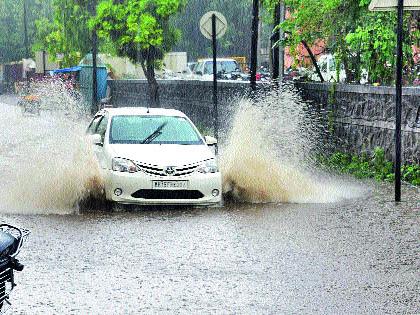 Opening of rain in the evening | सायंकाळी पावसाची उघडीप