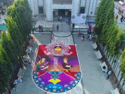  Gorgeous rangoli | भव्य रांगोळी