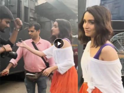 Video : Shraddha Kapoor Talk In Marathi with paparazi | "अरे सांभाळून प्लीज...", श्रद्धा कपूरचा मराठमोळा अंदाज; नम्रपणा पाहून भारावले नेटकरी