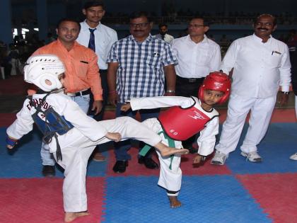 Srinivas, Riddhi gold in state-level Taekwondo competition | राज्यस्तरीय तायक्वांदो स्पर्धेत श्रीनिवास, रिद्धी यांना सुवर्ण