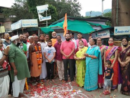 National Dharma Vijayatra begins in Trimbakeshwar! | त्र्यंबकेश्वरमध्ये राष्टÑीय धर्म विजययात्रा दाखल !