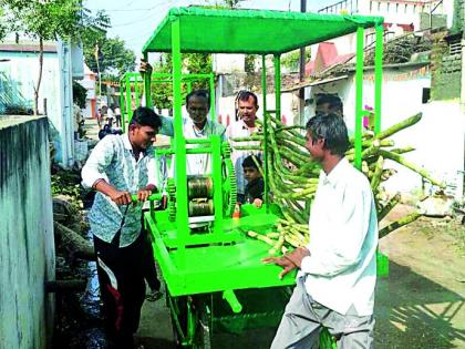 Get rid of the employment through the handcart | हातगाडीच्या माध्यमातून केली रोजगारावर मात