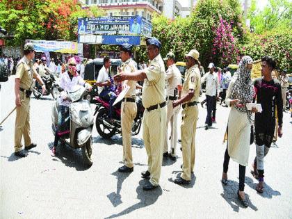  5 lakh penalty for not using helmets in five hours | हेल्मेट न वापरणाऱ्यांकडून  पाच तासांत ५ लाखांचा दंड