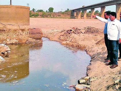 The river of Wainganga lies in your neighborhood | तुमसरातील वैनगंगेचे नदीपात्र आटले