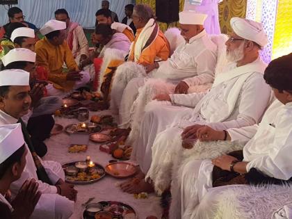 The saints of the Warakari festival celebrate Makarandwadi | मकरंदवाडीत वारकरी महोत्सवाची संतपूजनाने सांगता