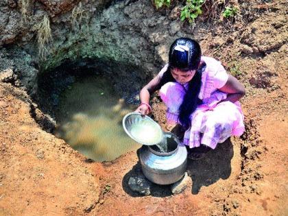 Water scarcity problem in 100 slums in Peth | पेठच्या १०० वाड्या-वस्त्यांमध्ये पाणीटंचाईची झळ