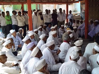 Reading of Farmers Honor List of Farmers in Thaangaagaa Gram Sabha | ठाणगावला ग्रामसभेत शेतकरी कृषी सन्मान यादीचे वाचन