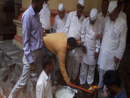 Launch of the temple of Saint Nivruttinath Maharaj, the first black stone ritual worship! | संत निवृत्तीनाथ महाराज मंदीराच्या जिर्णोद्धारास प्रारंभ, पहिल्या काळ्या पाषाणाची विधीवत पुजा !