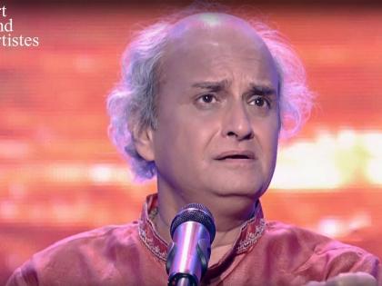 Ulhas Kashalkar's singing at 'Talabhishek' Music Festival | ‘तालाभिषेक’ संगीत महोत्सवात उल्हास कशाळकर यांचे गायन