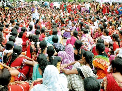 Anganwadi demonstrations | अंगणवाडीतार्इंची निदर्शने