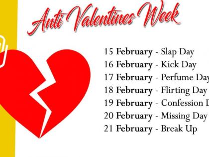 Anti Valentine's Week | उद्यापासून साजरा करा अ‍ॅन्टी व्हॅलेंटाईन वीक