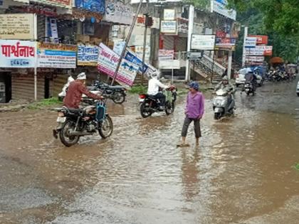 It rained heavily in Shravansari | श्रावणसरींचा झाला दमदार वर्षाव