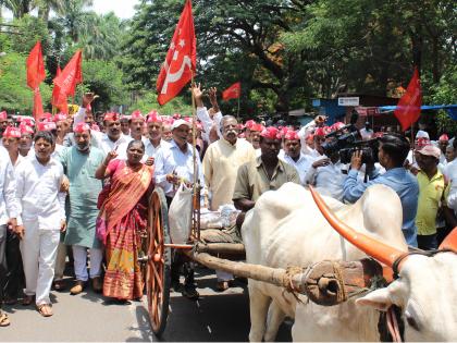  Kolhapur: Against the administration, the 'Shravanu Samiti', the 'Jail Bharo' movement | कोल्हापूर : प्रशासनाविरोधात ‘सुकाणू समिती’चा शंखध्वनी, मागण्यांसाठी ‘जेल भरो’ आंदोलन 