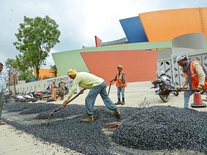  The 'Look' of Suresh Bhat Auditorium is changing | सुरेश भट सभागृहासह परिसराचा ‘लूक’ बदलतोय