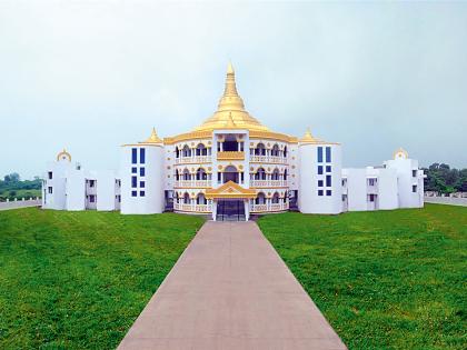 Vipassana center in the Dragon Palace area | ड्रॅगन पॅलेस परिसरात विपश्यना केंद्र