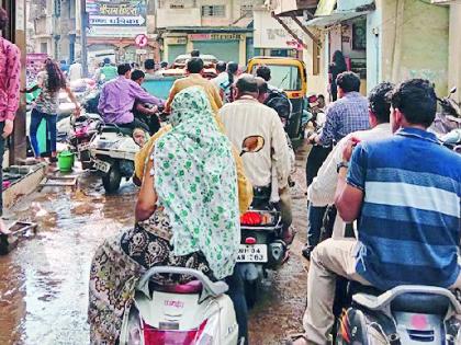 लॉकडाऊन शिथिल होताच चंद्रपुरात वाहतूक कोंडी