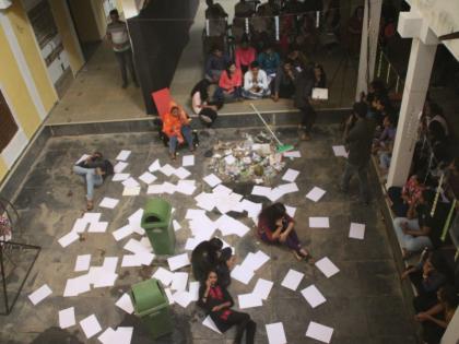  Creating a fictional city, the students made a living | काल्पनिक शहर उभारीत विद्यार्थ्यांनी साकारला जिवंतपट