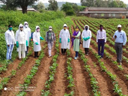 In the excitement of Agriculture Day at Deolachipada | देवळाचीपाडा येथे शेतीदिन उत्साहात