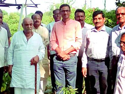 An accidental visit to the collector of Saint Bhanudas Maharaj | संत भानुदास महाराज संस्थेला जिल्हाधिकाºयांची आकस्मिक भेट