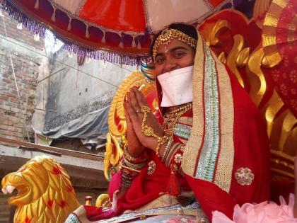 Welcome procession of Shweta Chordiya to Yeola | येवल्यात दीक्षार्थी श्वेता चोरडीया यांची स्वागतयात्रा