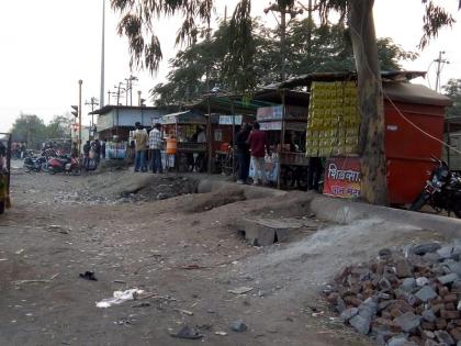  The encroachment of the sand industry was like ' | वाळूज उद्योगनगरीत अतिक्रमणे ‘जैसे थे’