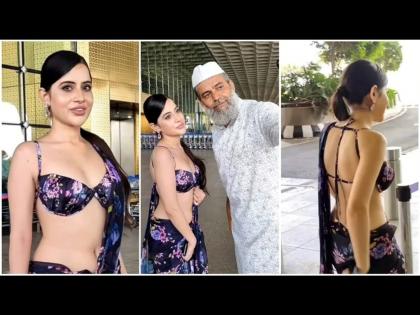 Urfi Javed backless bold look with maulana clicked photo with urfi | Urfi Javed Video: उर्फी जावेदला पाहून मौलानांना आवरला नाही तिच्यासोबत फोटो काढण्याचा मोह आणि मग...