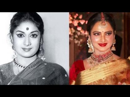 Rekha's step-mother Mahanati Savitri interesting facts and Gemini Ganesan love story | Rekha ची सावत्र आई होती सुपरस्टार, 100 कोटीच्या संपत्तीची होती मालक, पण पतीने उद्ध्वस्त केलं आयुष्य!